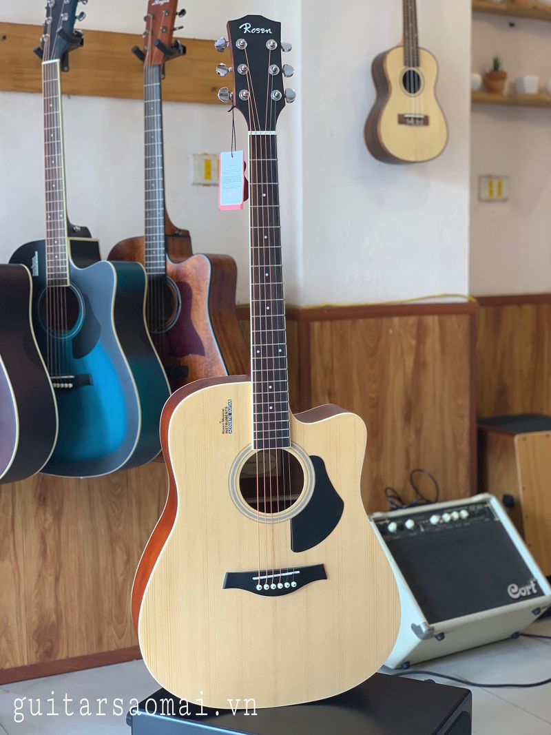 Guitar Acoustic Rosen G11 (Gỗ Thịt)