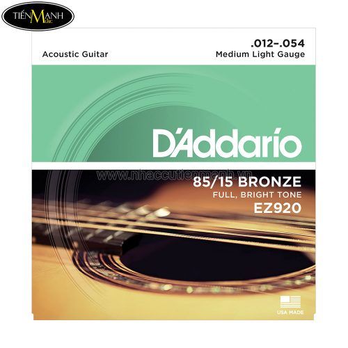 DÂY GUITAR AUCOSTIC D'ADDARIO  EZ920