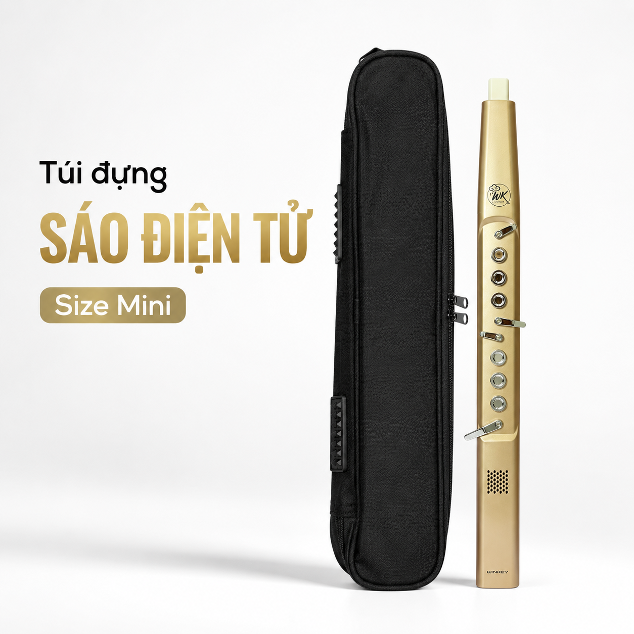 Túi Đựng Sáo Điện Tử Mini Vải Dù Chống Sốc – Bảo Vệ Nhạc Cụ Khi Di Chuyển