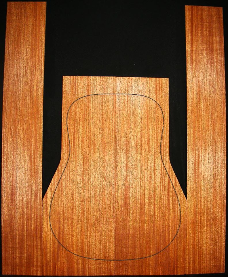 Gỗ Sapele dùng làm đàn guitar