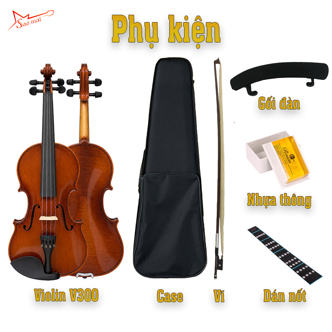 Violin Starsonic V300 phụ kiện.jpg