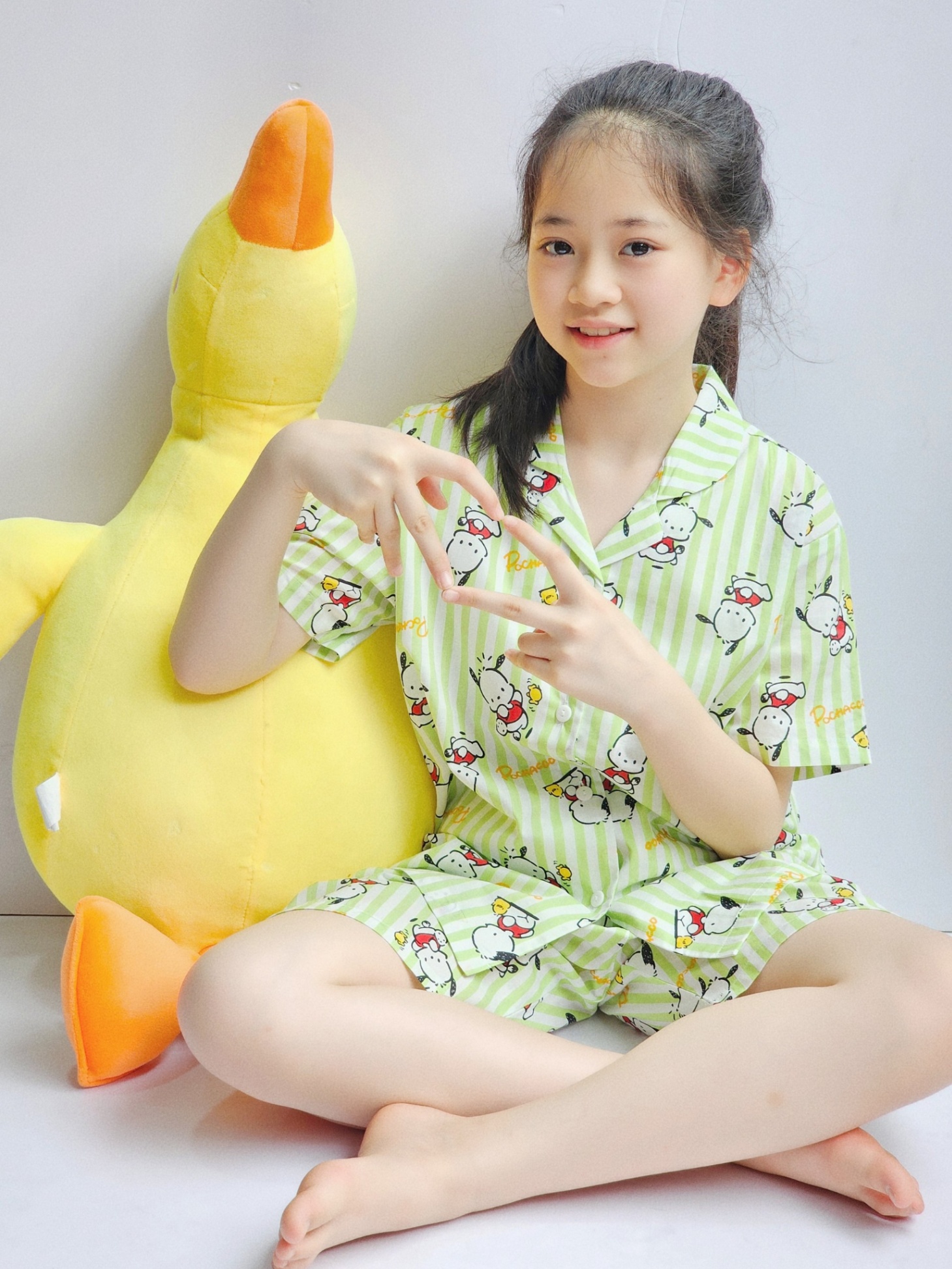 Bộ pijama cho bé, áo ngắn tay, quần cộc, họa tiết thú ngộ nghĩnh, 2 màu