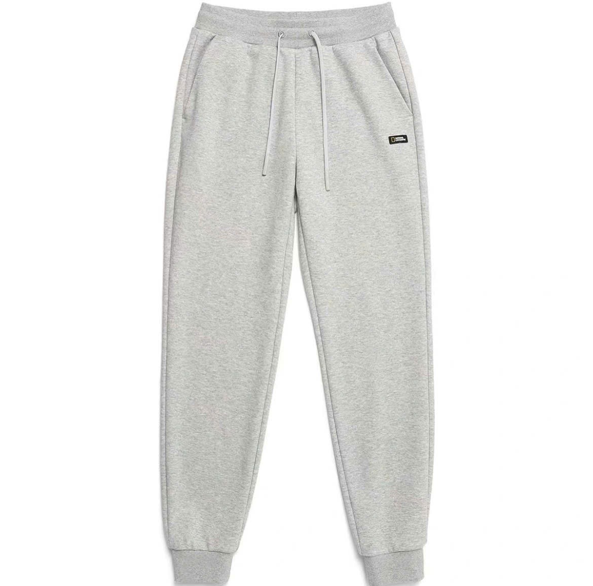 Quần jogger nỉ Natgeo người lớn, cạp chun, 2 túi chéo, 2 màu