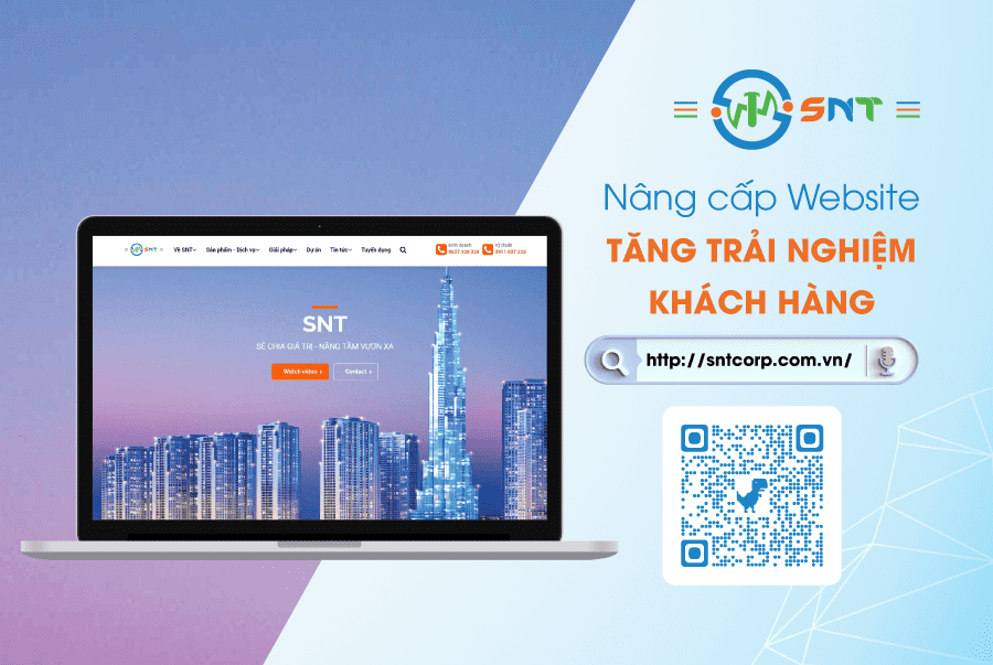 SNT RA MẮT WEBSITE MỚI, TĂNG TRẢI NGHIỆM KHÁCH HÀNG 