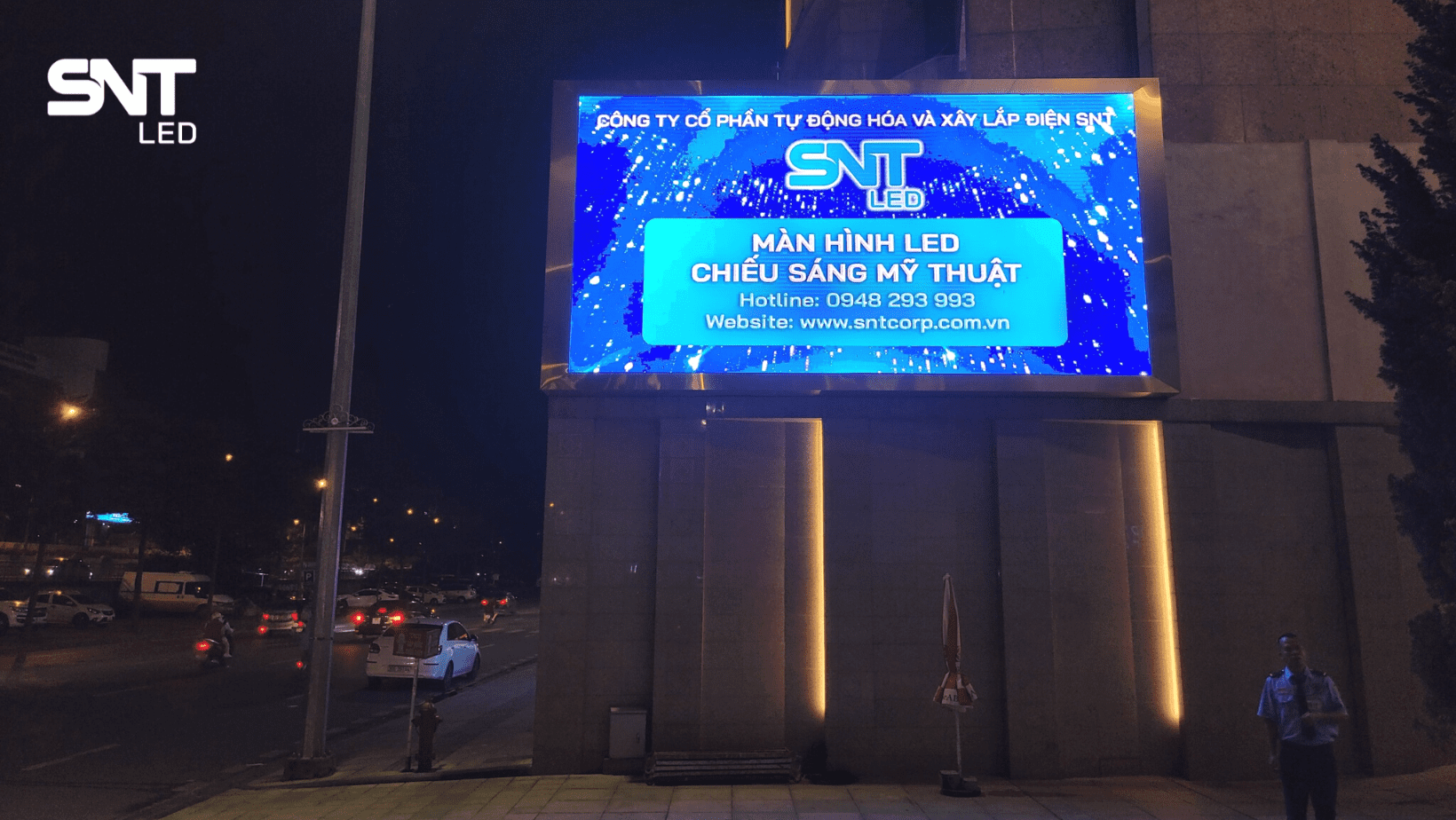 Snt Led SNT LẮP ĐẶT THÀNH CÔNG MÀN HÌNH LED P6 NGOÀI TRỜI TẠI BRG HÀ NỘI