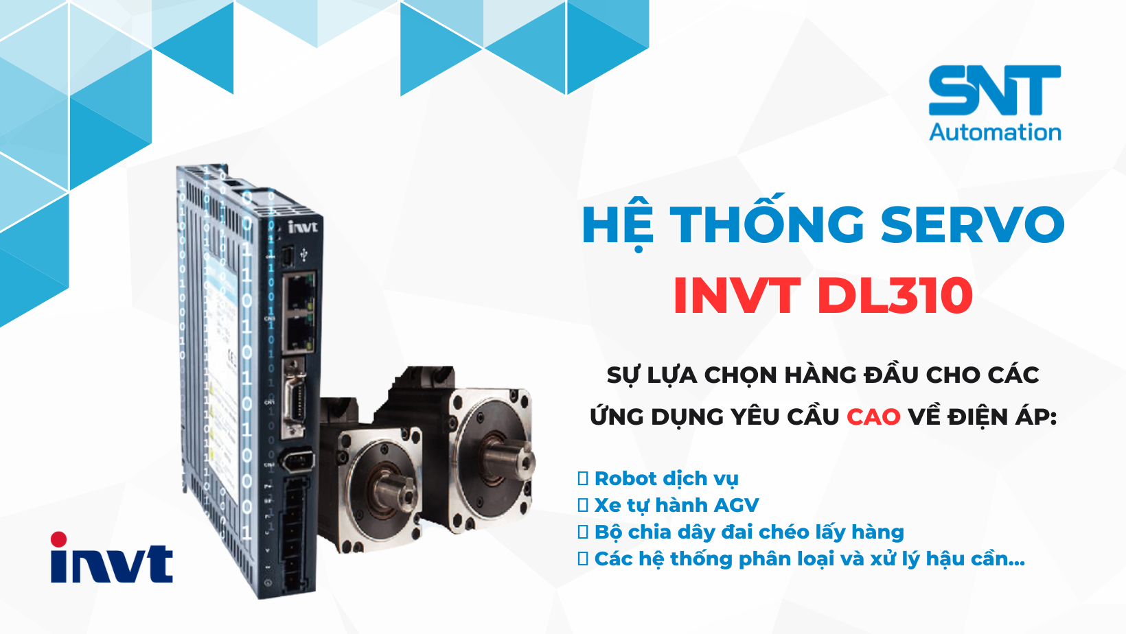 Hệ thống servo điện áp thấp DL310: Thích ứng linh hoạt yêu cầu điều khiển hiện đại 