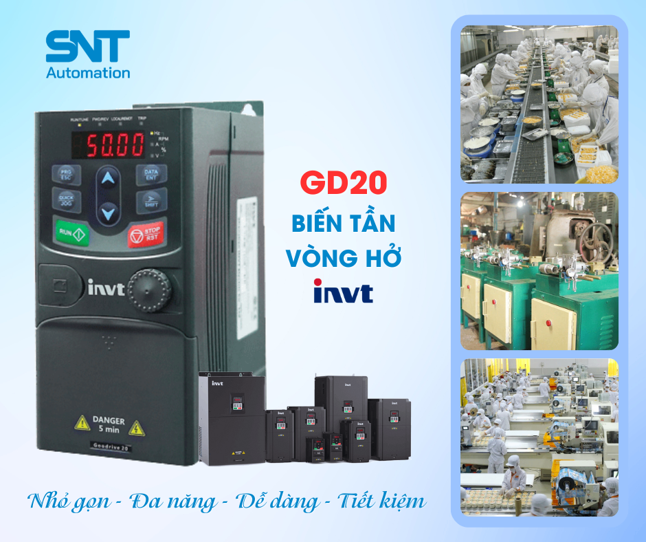 GD20 - BIẾN TẦN VÒNG HỞ ĐA NĂNG CỦA NHÀ INVT 