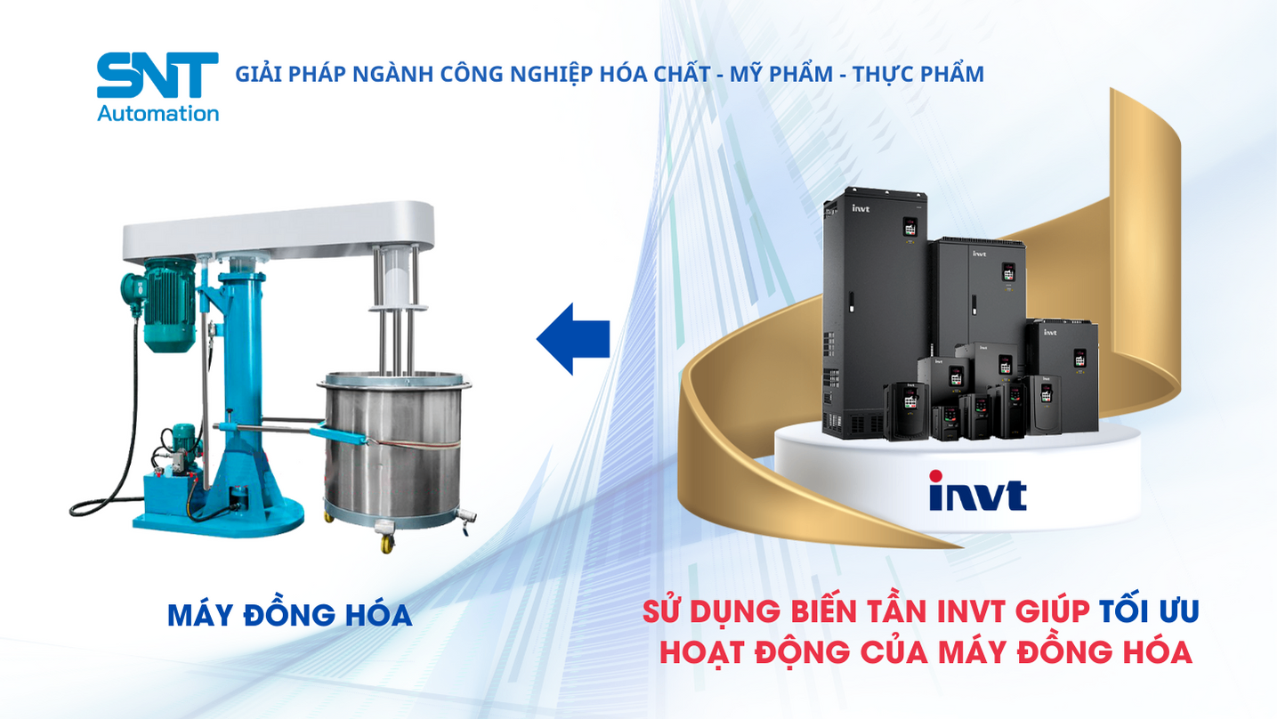 GIẢI PHÁP SỬ DỤNG BIẾN TẦN INVT TỐI ƯU HOẠT ĐỘNG CỦA MÁY ĐỒNG HÓA 