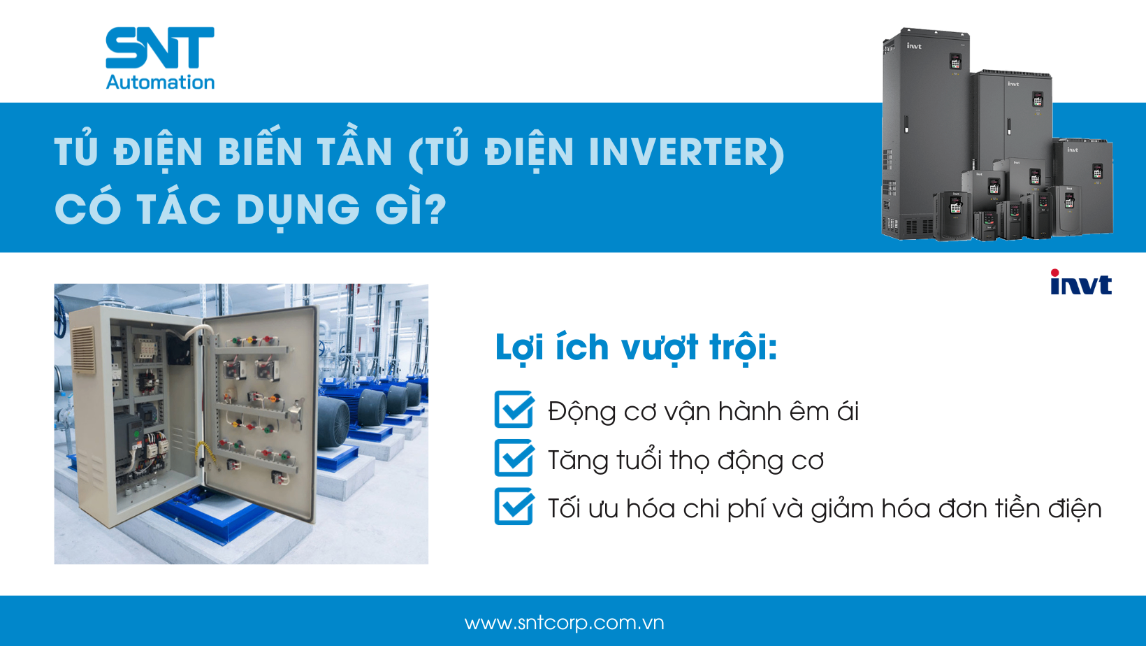 Tủ điện biến tần (tủ điện Inverter) có tác dụng gì? 