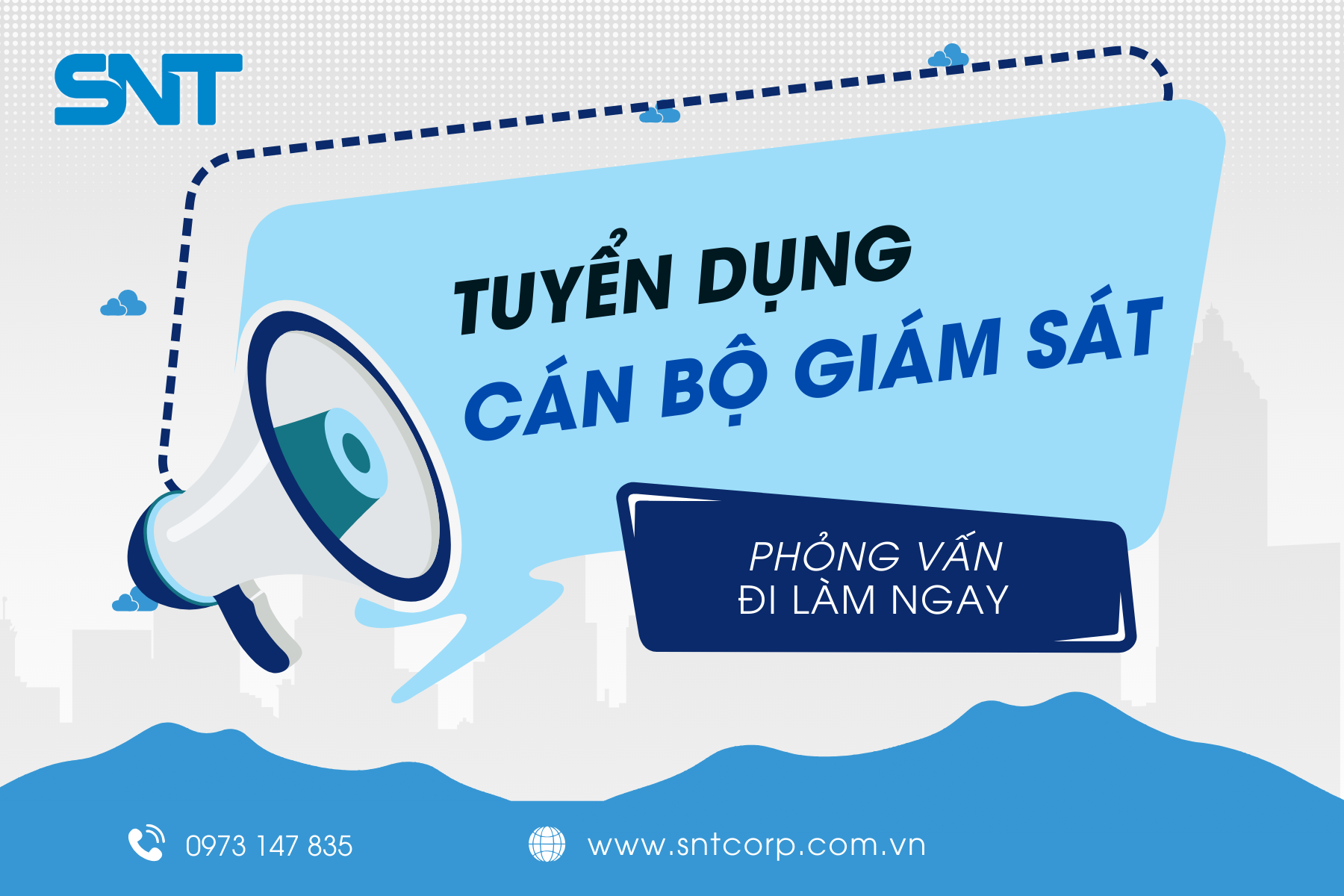 SNT TUYỂN DỤNG CÁN BỘ GIÁM SÁT THI CÔNG CƠ ĐIỆN