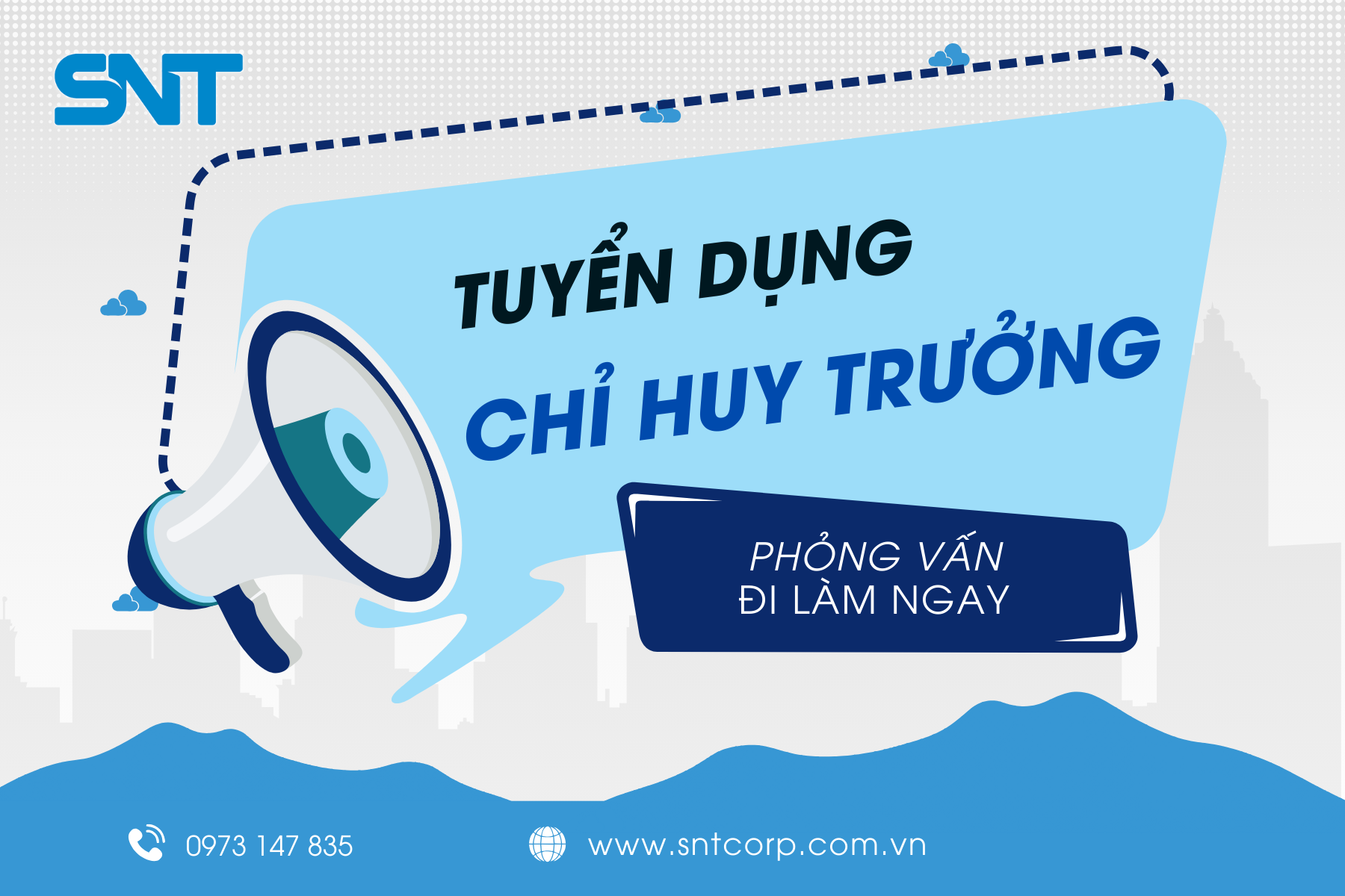 SNT TUYỂN DỤNG CHỈ HUY TRƯỞNG (THI CÔNG MEP)