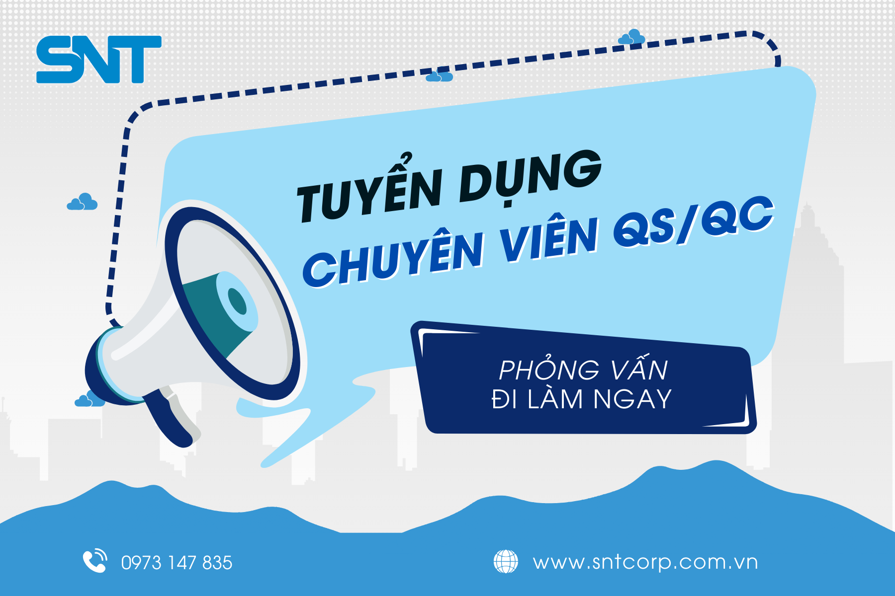 SNT TUYỂN DỤNG CHUYÊN VIÊN QS/QC CÔNG TRÌNH MEP 