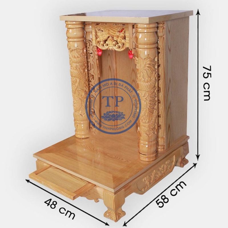 Bàn Thờ Thần Tài MB Cột trụ PM 48