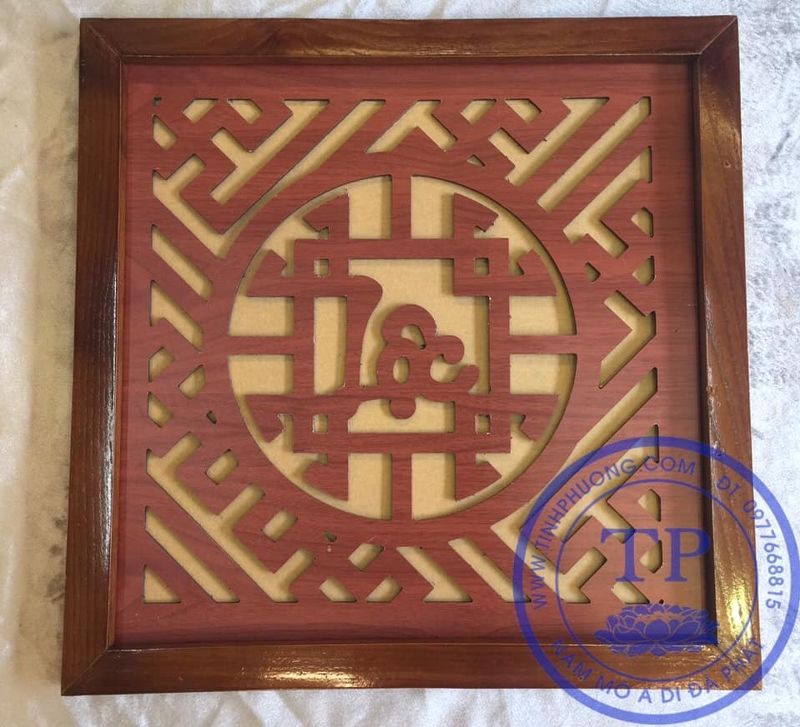 Tấm Chống Ám Khói( Chữ Lộc Nâu )