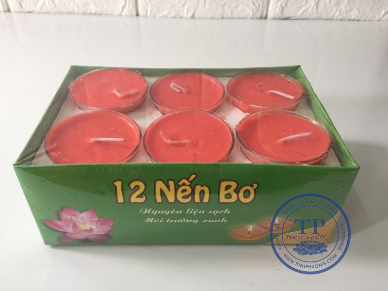 Nến 12 ly nến bơ