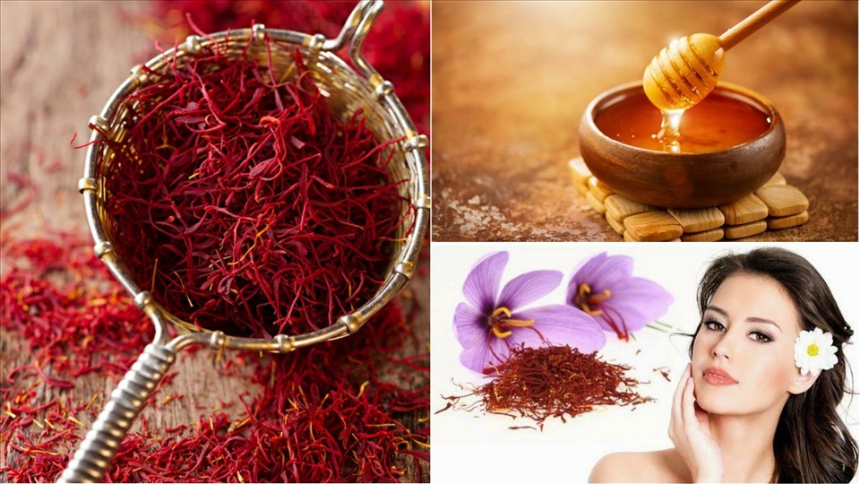 Tác dụng của saffron ngâm mật ong giúp cải thiện làn da