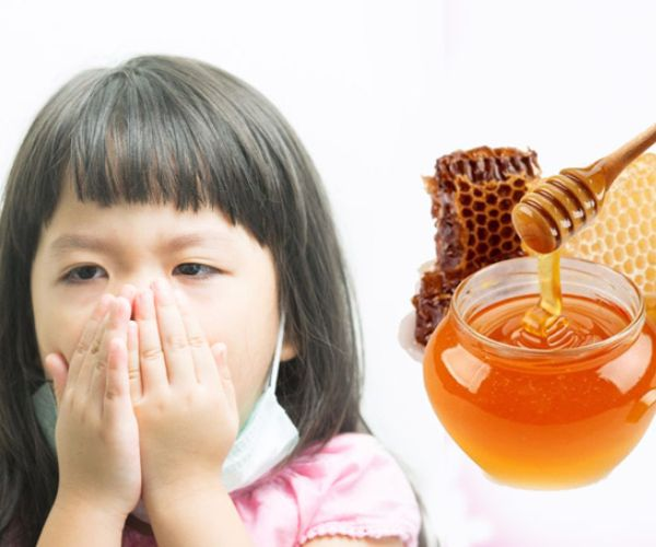 Mật ong giúp giảm trình trạng ho ở trẻ nhỏ