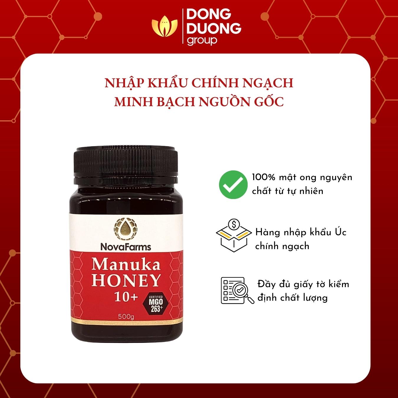 Công dụng của mật ong Manuka 10+ | MGO 263+ | 500g