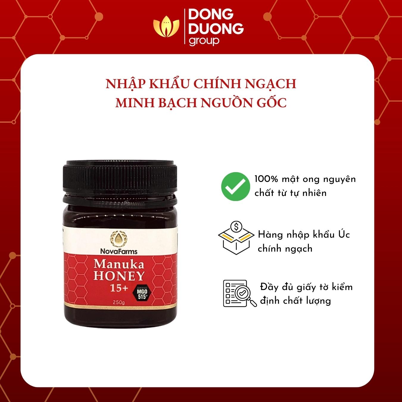 Công dụng của mật ong Manuka 15+ | MGO 515+ | 250g