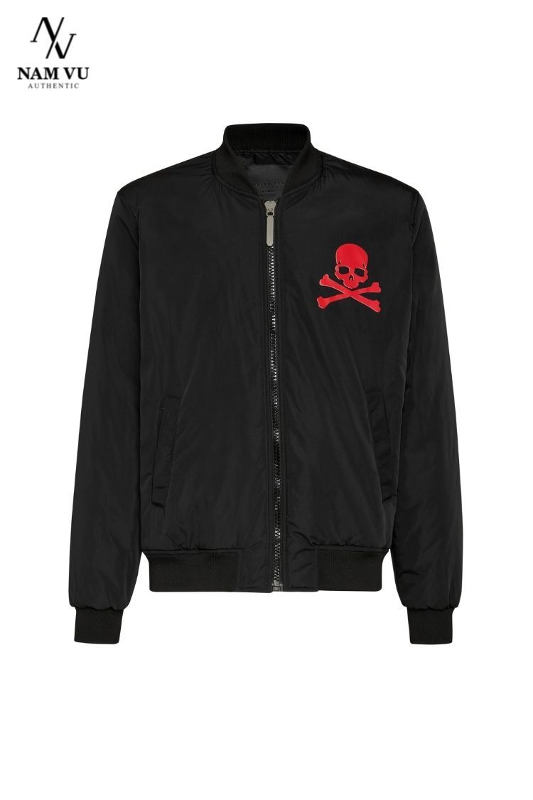 AKPP Bomber lưng logo PP đỏ