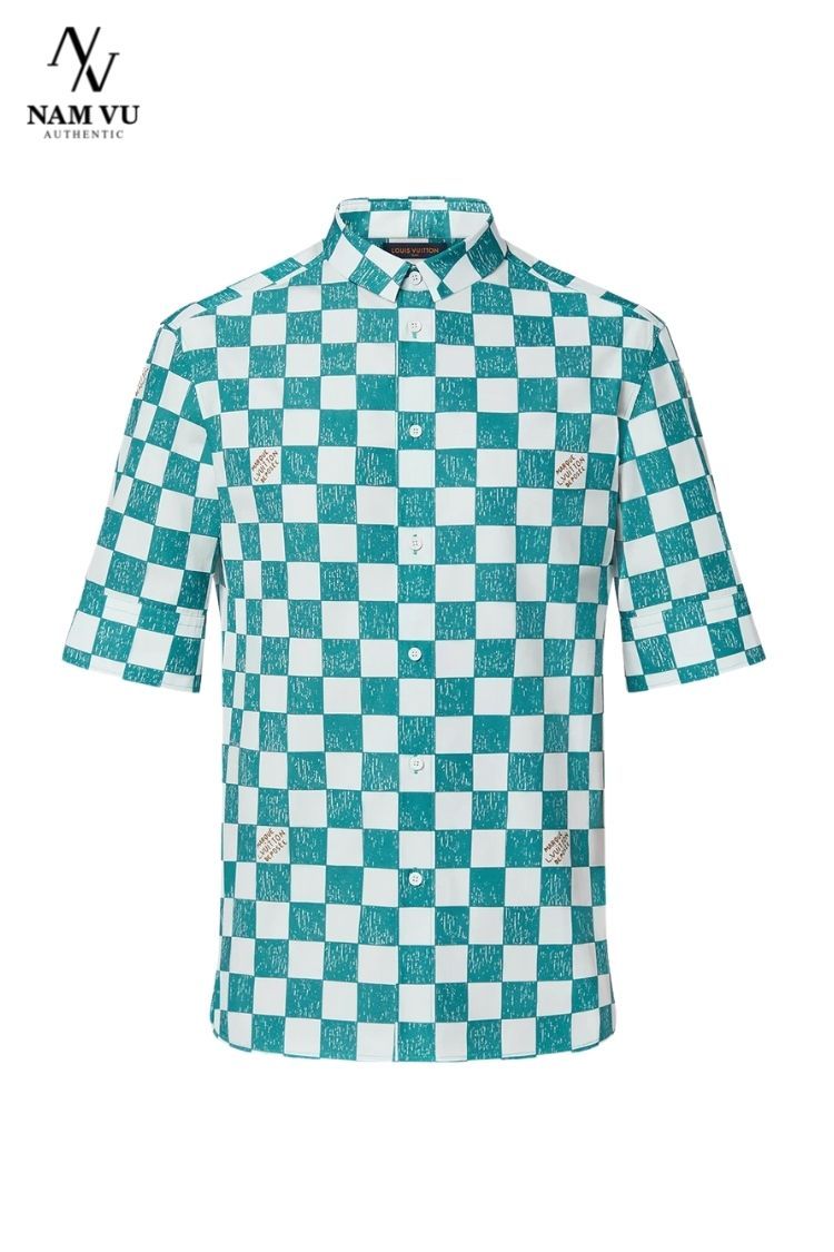 SMLV 1A99WQ Chemise à manches courtes Damier