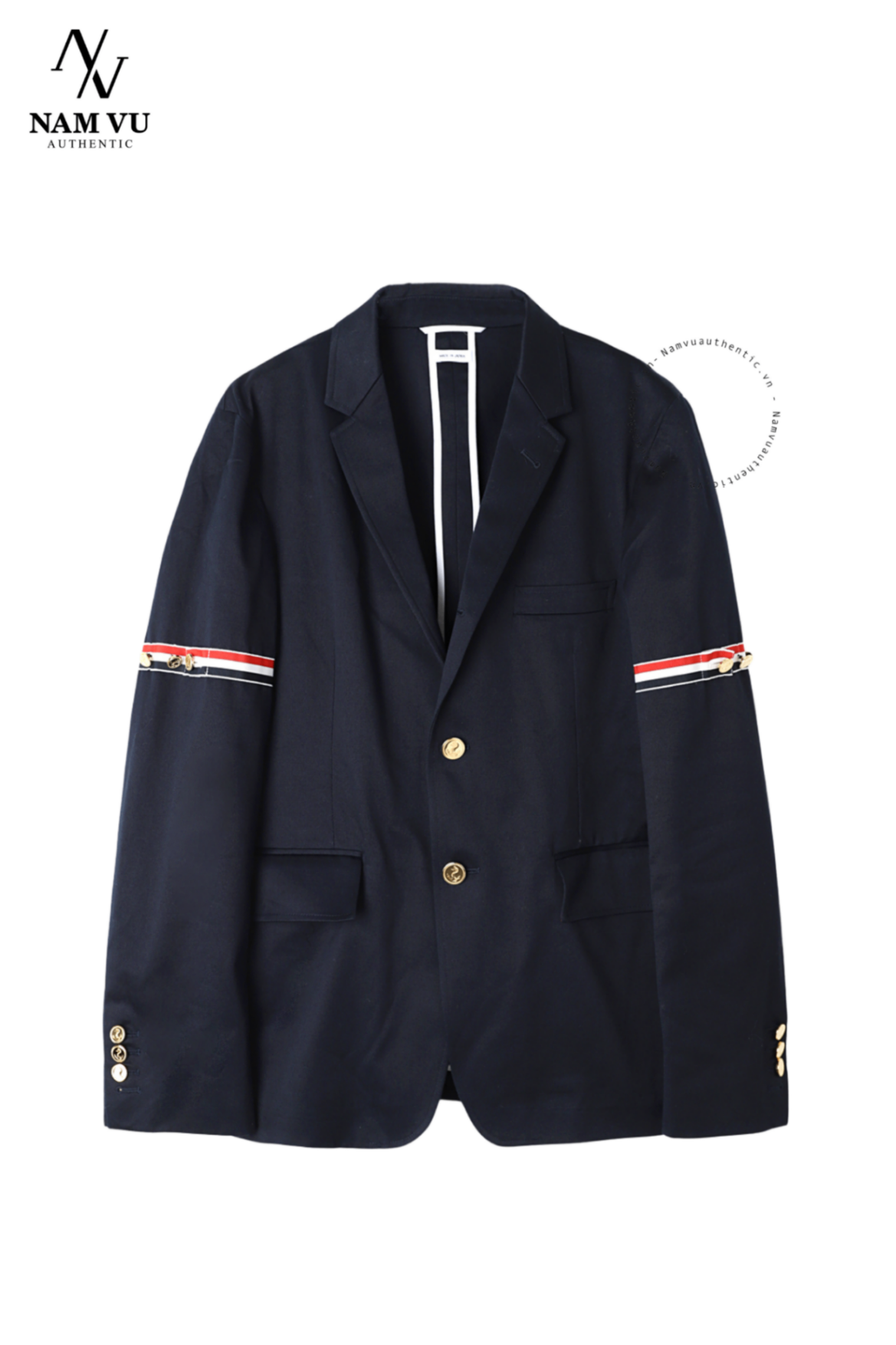 AVTB Blazer Thom Browne vạch tay MJU527A 03788