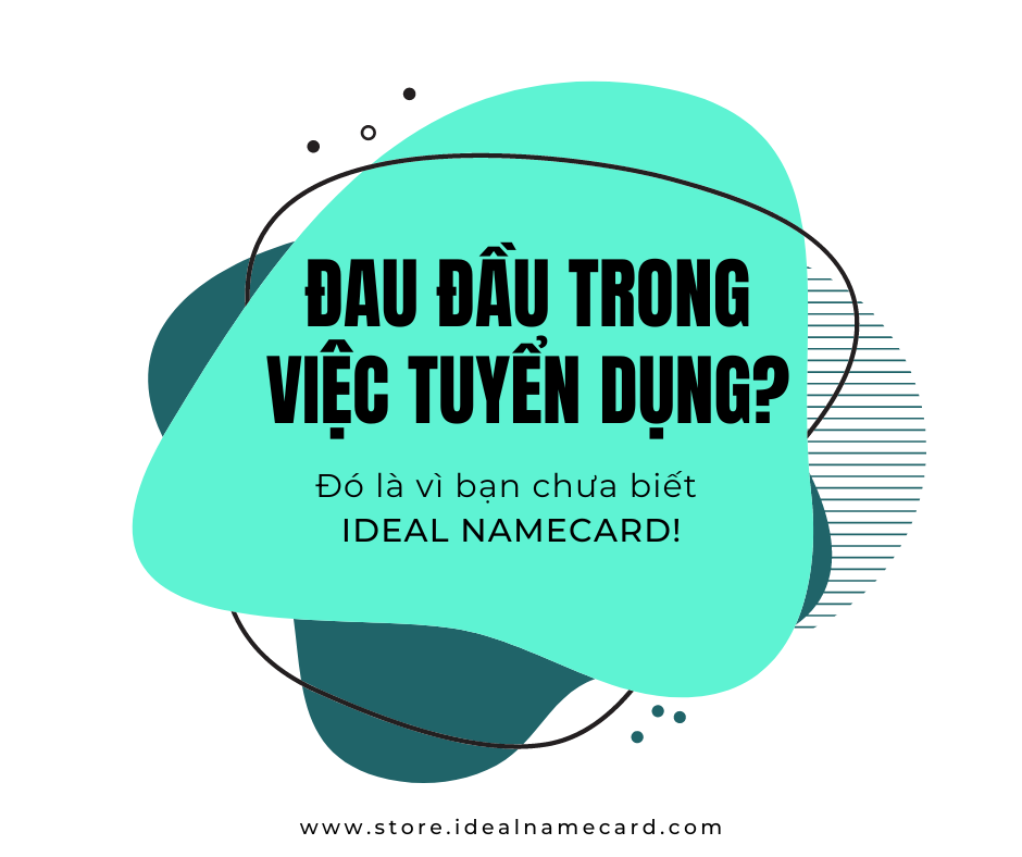 TÍNH NĂNG MỚI TOANH CỦA DANH THIẾP THÔNG MINH IDEAL NAMECARD