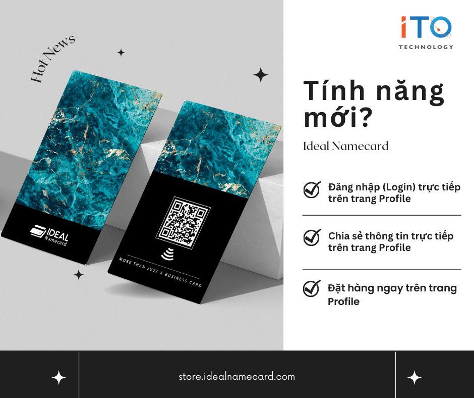 Printing PVC cards with NFC chip - High quality and professional at ITO