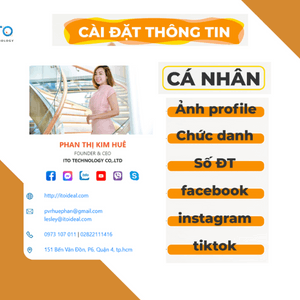 Mở tài khoản danh thiếp thông minh online Business