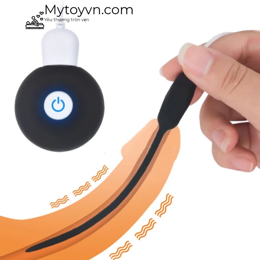 Sounding kích thích niệu đạo silicon rung mạnh Galaku