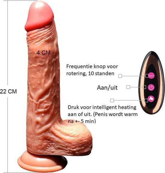 Dương vật giả điều khiển từ xa sưởi ấm đẹp xuất sắc