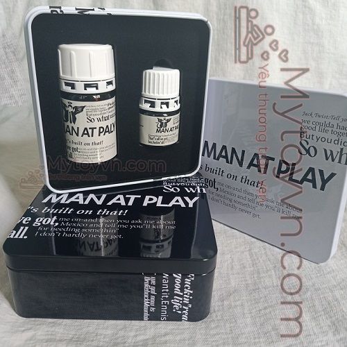Popper Man At Play mạnh mẽ phê lâu hơn 40ml + 20ml