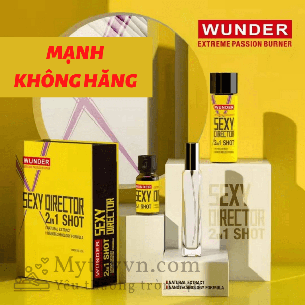 Popper mạnh Wunder Sexy Director 40ml tặng kèm nước hoa