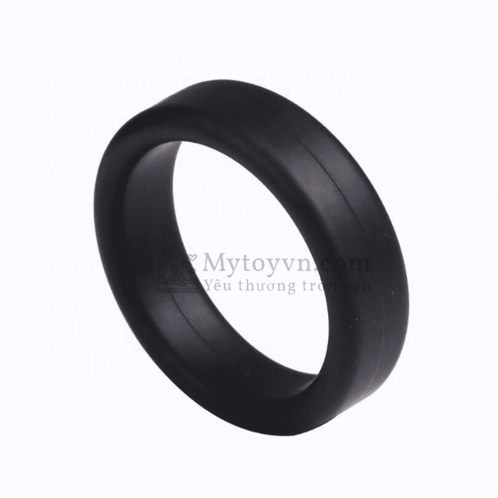 Vòng đeo dương vật cao su đường kinh 35mm màu đen