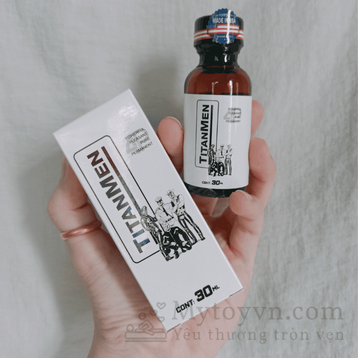 Popper tăng hưng phấn titanmen 4P 30ml