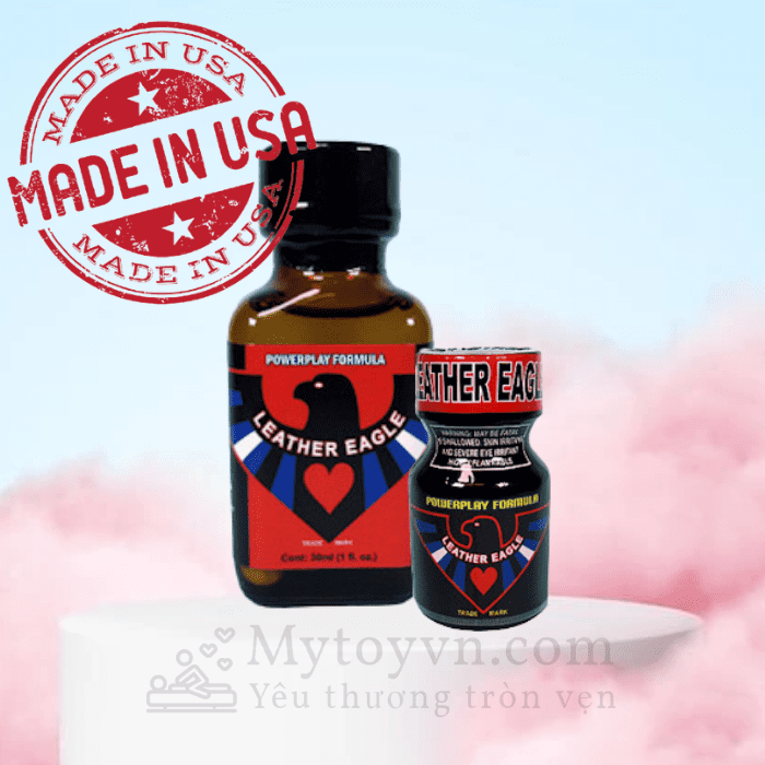 Leather Eagle Poppers - Made In Usa
