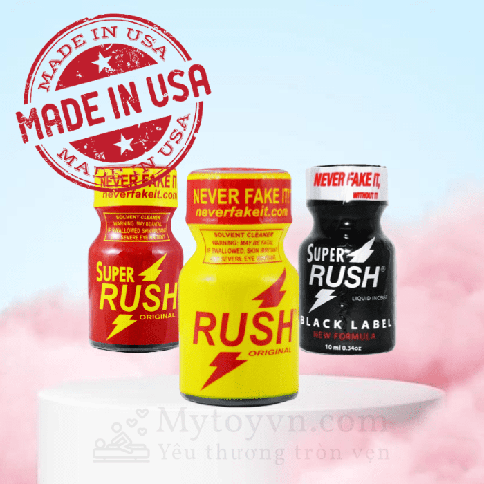 Super Rush Poppers 10ml - Made In Usa