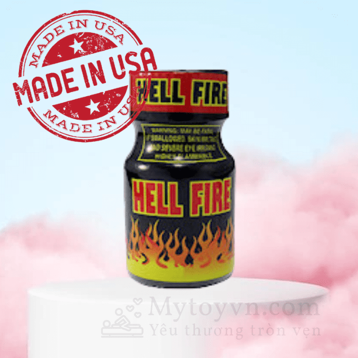 Hell Fire Poppers Usa 10ml - Original Strength