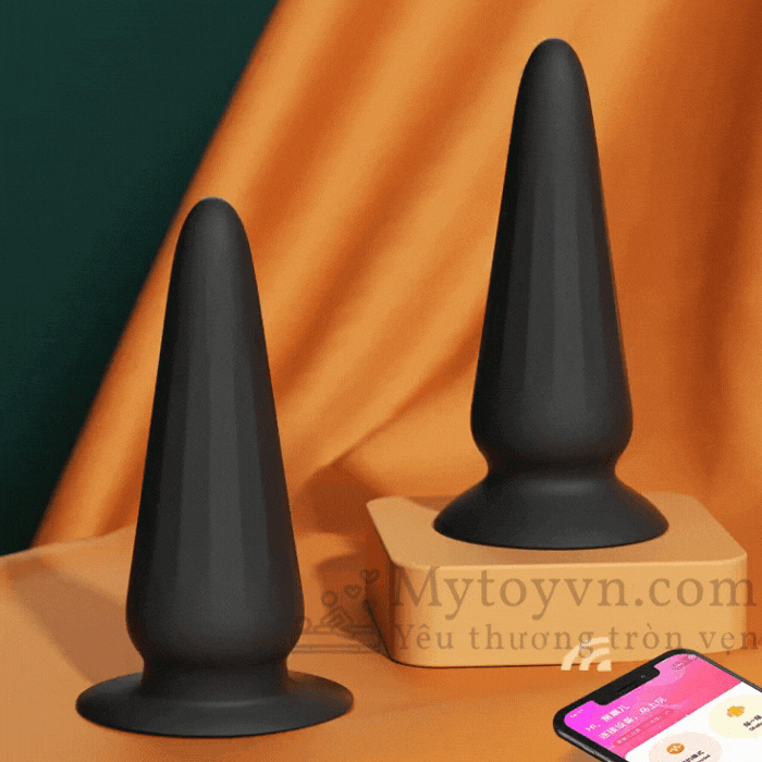 Anal Plug Smart App MizzZee - Plung rung hậu điều khiển thông minh qua ứng dụng di động
