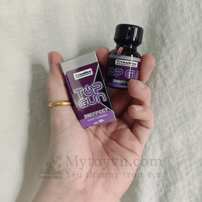 Popper tăng hưng phấn topgun titanmen 10ml bán chạy