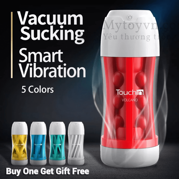 Cốc thủ dâm có rung Galaku Touch In 20 tần số siêu sướng