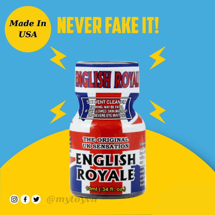 English Royale Poppers 10ml - Made In Usa