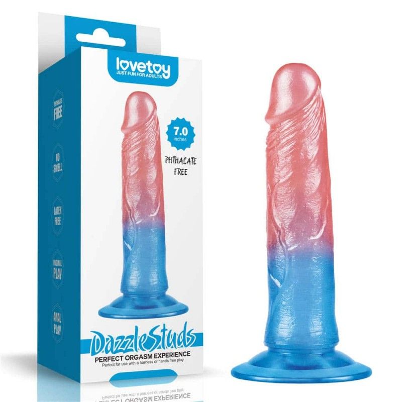 Dương vật giả Lovetoy cao cấp - 7” Dazzle Studs Dildo