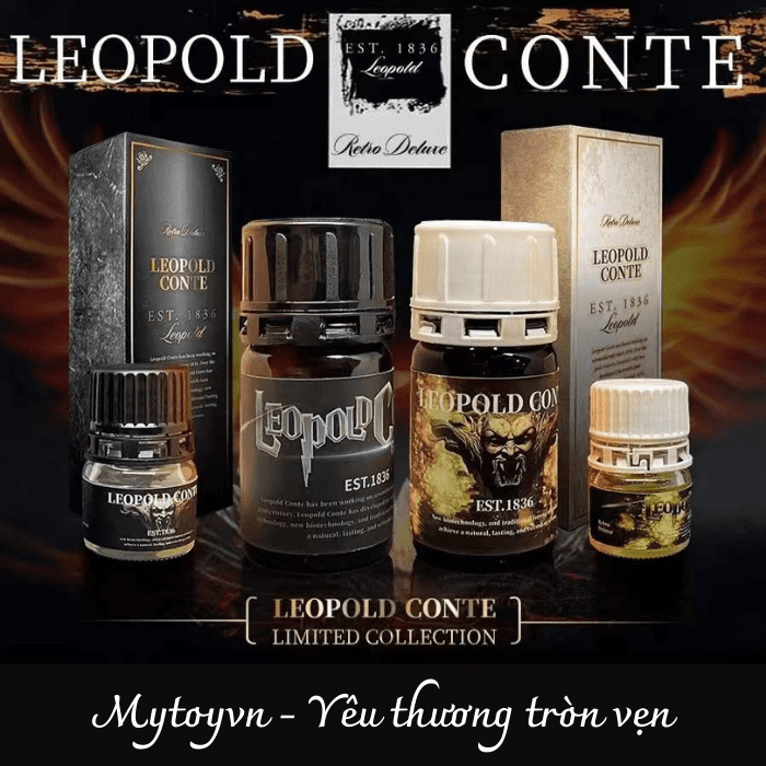 Popper tăng hưng phấn Leopold Conte 40ml + 20ml