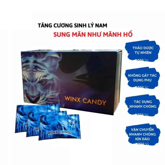 Kẹo ngậm tăng cường sinh lý nam Winx Candy - Chính hãng, giá tốt