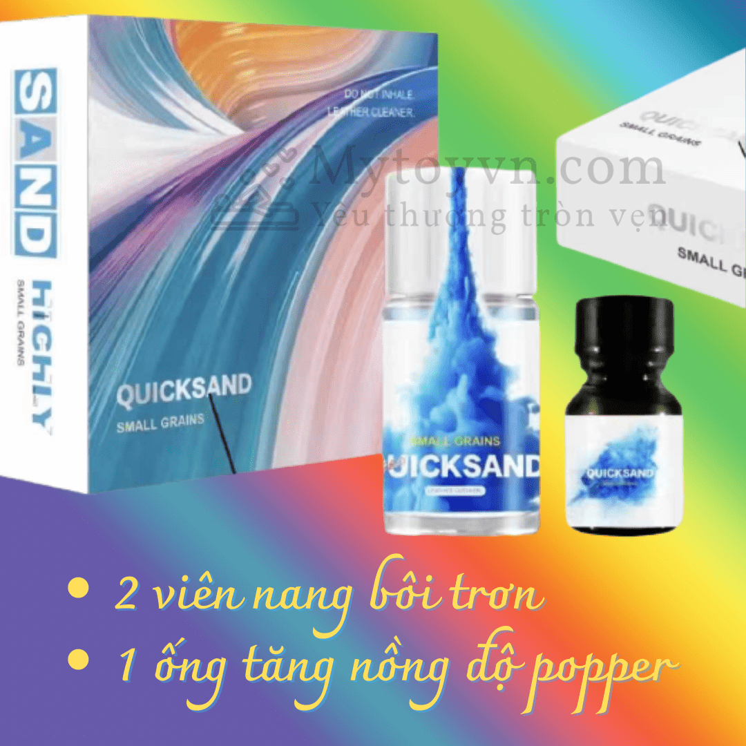 Popper Quicksand Small Grains cuốn hút đê mê