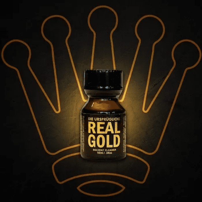 Real Gold Poppers 10ml - Made In Usa