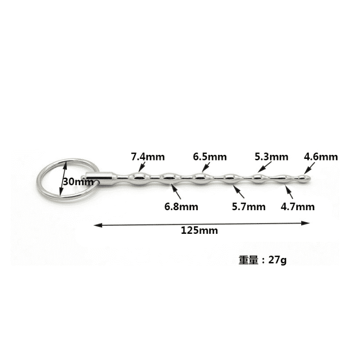 Sounding inox kích thích niệu đạo 125mm - S106