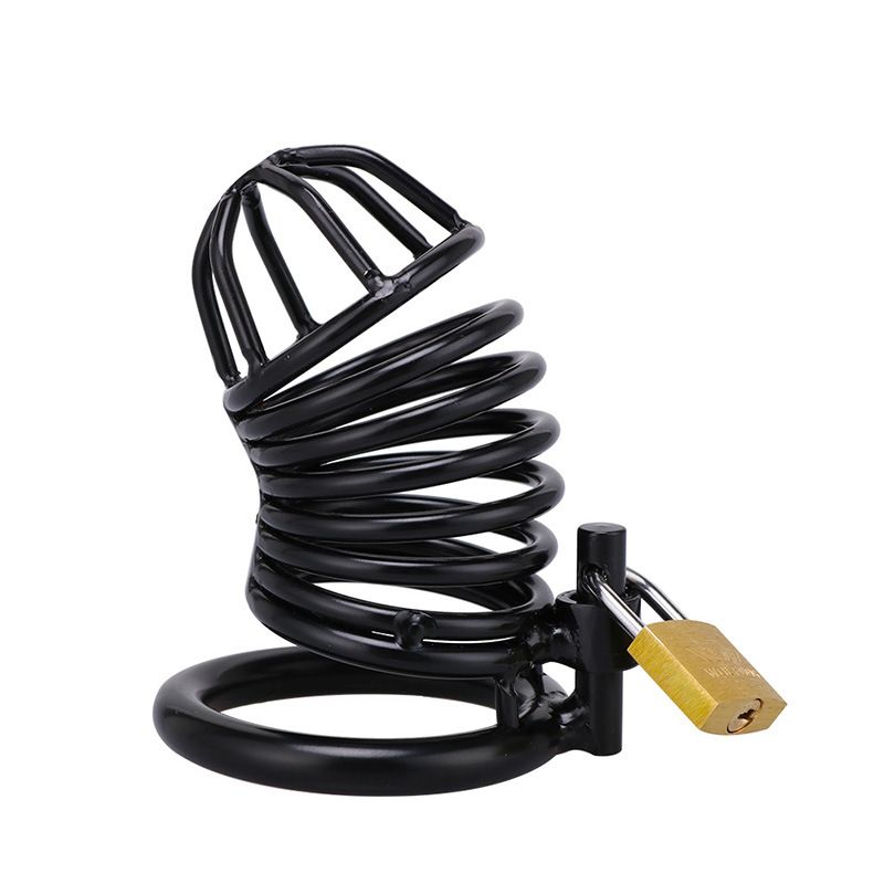 Khóa trinh tiết inox màu đen cá tính, chắc chắn