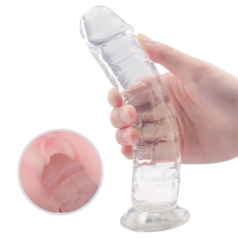 Dương vật giả trong suốt không dái dẻo dai giá tốt